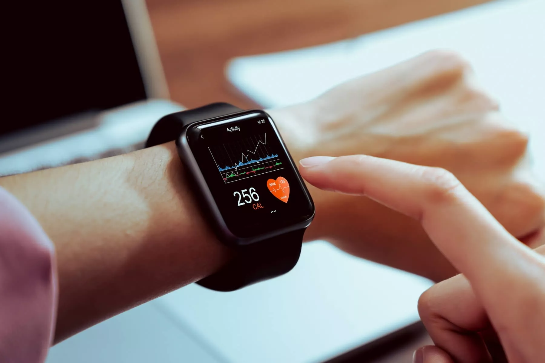 smart watch to support vein health